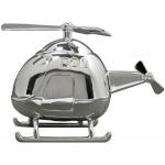 Tirelire Hélicoptère (métal argenté)
