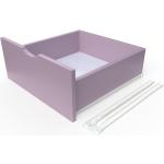 Etagères de rangement ABC Meubles violet pastel en pin made in France en promo 