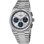 Tissot Montre automatique pour homme PRX T-Classic chronographe à cadran blanc T137.427.11.011.01 100M