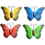 Statuettes en métal à motif papillons modernes 