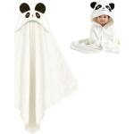 Capes de bain blanches en velours à motif pandas Taille 3 mois pour fille de la boutique en ligne Amazon.fr 