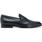 Chaussures casual noires à bouts carrés look casual pour homme 
