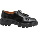 Chaussures montantes noires à franges à lacets Pointure 41 look fashion pour femme 