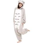 Pyjamas combinaisons en peluche à motif animaux Totoro Taille S look fashion en promo 