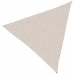 Wadiga - Toile ombrage polyéthylène triangulaire beige crème 300x300x300cm - Beige
