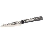 TokioKitchenWare Couteau asiatique : Couteau d'office avec lame de 14 cm et manche en acier, fait main (Couteau Gourmet fait main)