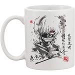 Tokyo Ghoul Big Teeth Tasse Blanche à Café Thé Pour Hommes Femmes Céramique Coffee Tea Mug Cup