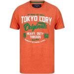Tokyo Laundry T-shirt en jersey de coton Motif rouge-gorge, Très résistant – Orange, M