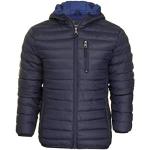 Vizzini Quilted Puffer Jacket with Hood in Sky Captain Navy - Tokyo Laundry - XL