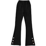 Pantalons baggy noirs respirants look casual pour fille de la boutique en ligne Amazon.fr 