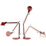 TOLOMEO MICRO - Lampe de bureau Rouge H37cm - Lampe à poser Artemide designé par Michele De Lucchi & Giancarlo Fassina