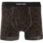 TOM FORD boxer à imprimé léopard - Noir