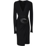 Robes de créateur Tom Ford noires à manches longues midi à manches longues Taille XS pour femme 