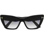 TOM FORD Eyewear lunettes de soleil à monture papillon - Noir