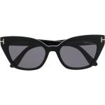 TOM FORD Eyewear lunettes de soleil à monture papillon - Noir