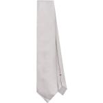 Cravates en soie de créateur Tom Ford argentées à motif papillons Tailles uniques pour homme 