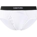 TOM FORD slip à taille à logo - Blanc