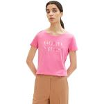 T-shirts Tom Tailor roses à manches courtes à manches courtes Taille M look fashion pour femme 