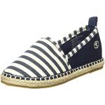 Chaussures casual Tom Tailor bleu marine à rayures Pointure 38 look casual pour fille 
