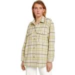 Chemises Tom Tailor Denim beiges à carreaux à carreaux Taille L look fashion pour femme 