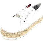 Chaussures casual Tom Tailor blanches à bouts ronds à lacets Pointure 40 look casual pour femme 