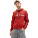 Sweats Tom Tailor rouges en coton à capuche Taille XXL pour homme 