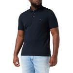 T-shirts fashion Tommy Hilfiger bleues foncé bio Taille XS look fashion pour homme en promo 