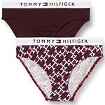 Culottes Tommy Hilfiger rouge bordeaux en coton bio look fashion pour fille de la boutique en ligne Amazon.fr 