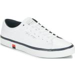 Baskets basses Tommy Hilfiger blanches Pointure 40 look casual pour homme en promo 