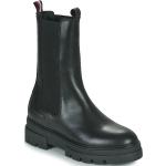 Boots Chelsea Tommy Hilfiger noires Pointure 40 pour femme en promo 