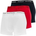 Boxers Tommy Hilfiger rouges à rayures Taille M classiques pour homme en promo 