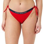 Bikinis Tommy Hilfiger rouges Taille XL look fashion pour femme en promo 