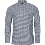 Chemises oxford Tommy Hilfiger Gingham bleues Taille XXL pour homme 