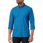 Tommy Hilfiger Homme Chemise Oxford Rf Shirt Manches Longues, Bleu (Carbon Navy), L