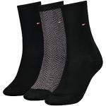 Chaussettes Tommy Hilfiger noires en lot de 3 Pointure 39 look fashion pour femme 