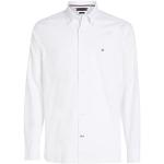 Chemises oxford Tommy Hilfiger Oxford blanches à manches longues Taille L classiques pour homme en promo 