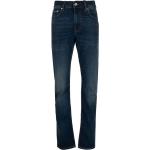 Jeans droits Tommy Hilfiger bleus à effet froissé W33 L34 classiques pour homme en promo 