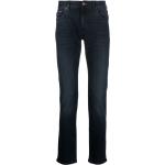 Jeans droits Tommy Hilfiger bleu nuit délavés stretch Taille L W32 L34 pour homme en promo 