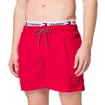 Slips de bain Tommy Hilfiger rouges Taille S look fashion pour homme 