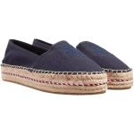 Chaussures casual Tommy Hilfiger TH bleues look casual pour femme en promo 