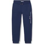 Pantalons de sport Tommy Hilfiger Essentials bleues foncé bio Taille 8 ans classiques pour garçon en promo de la boutique en ligne Amazon.fr 