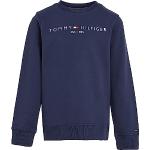 Sweats à capuche Tommy Hilfiger Essentials bleues foncé enfant look casual en promo 