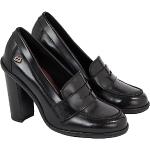 Escarpins Tommy Hilfiger Essentials noirs en cuir Pointure 37 look fashion pour femme en promo 
