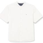 Chemises Tommy Hilfiger blanches à manches courtes bio lavable en machine à manches courtes Taille XL look fashion pour homme 