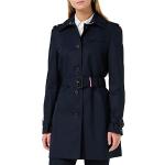 Tommy Hilfiger Trench-Coat Femme Heritage Single Breasted Trench, Bleu (Midnight), XS