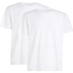 T-shirts Tommy Hilfiger blancs en modal à manches courtes à manches courtes en lot de 2 Taille M look casual pour homme 