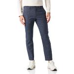 Pantalons classiques Tommy Hilfiger bleues foncé stretch W31 look casual pour homme en promo 
