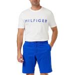 Bermudas Tommy Hilfiger bleues foncé classiques pour homme en promo 