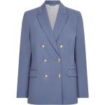 Blazers Tommy Hilfiger bleus en laine Taille L look fashion pour femme 