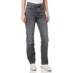 Jeans droits Tommy Hilfiger noirs en denim stretch W24 look casual pour femme 